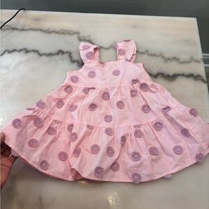 Zara Pink and Purple Kids Dress